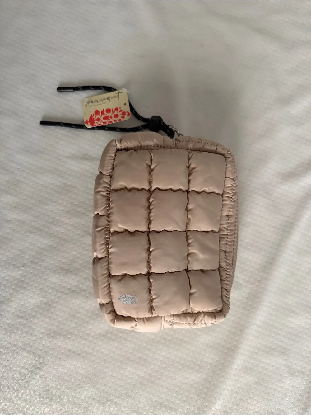 Free People Quilted Mini Case in Off White